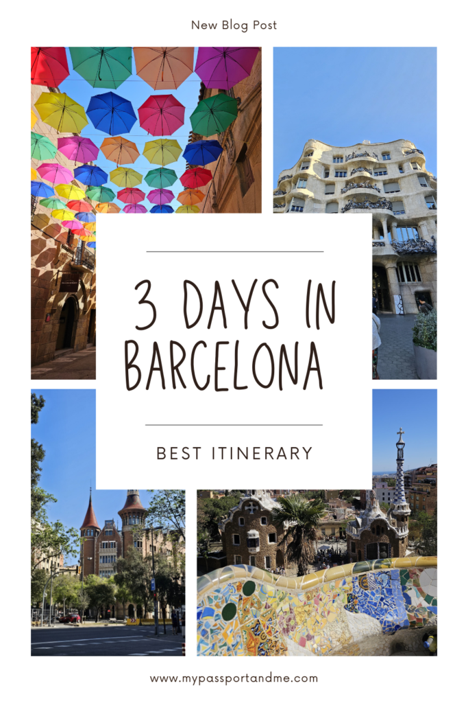 perfect 3 days in barcelona